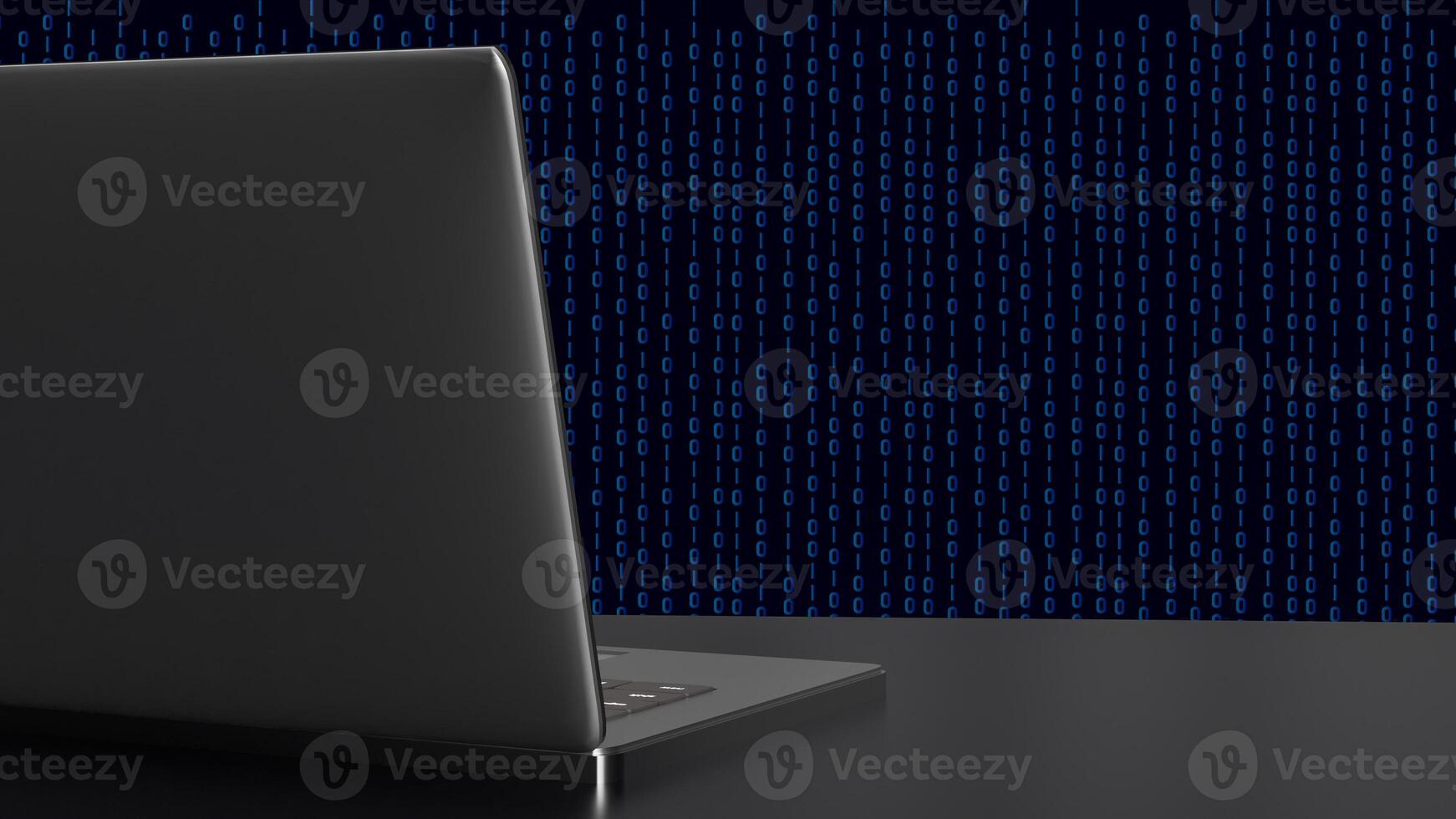The Notebook Green screen for present concept 3d rendering. photo