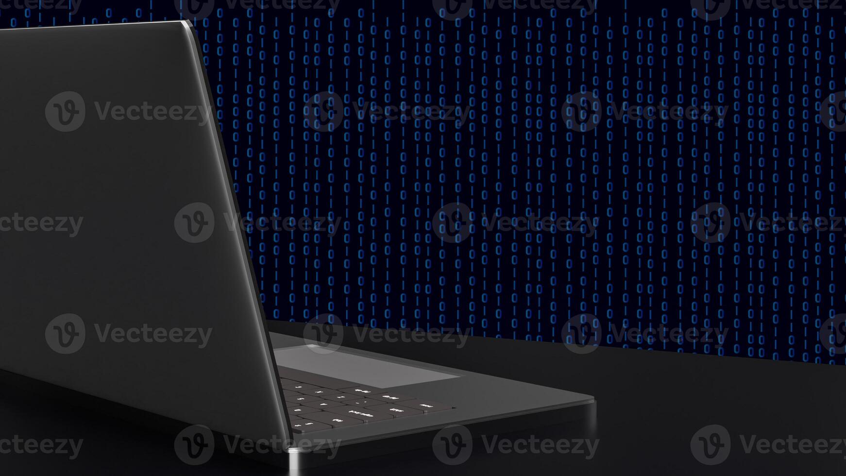 The Notebook Green screen for present concept 3d rendering. photo