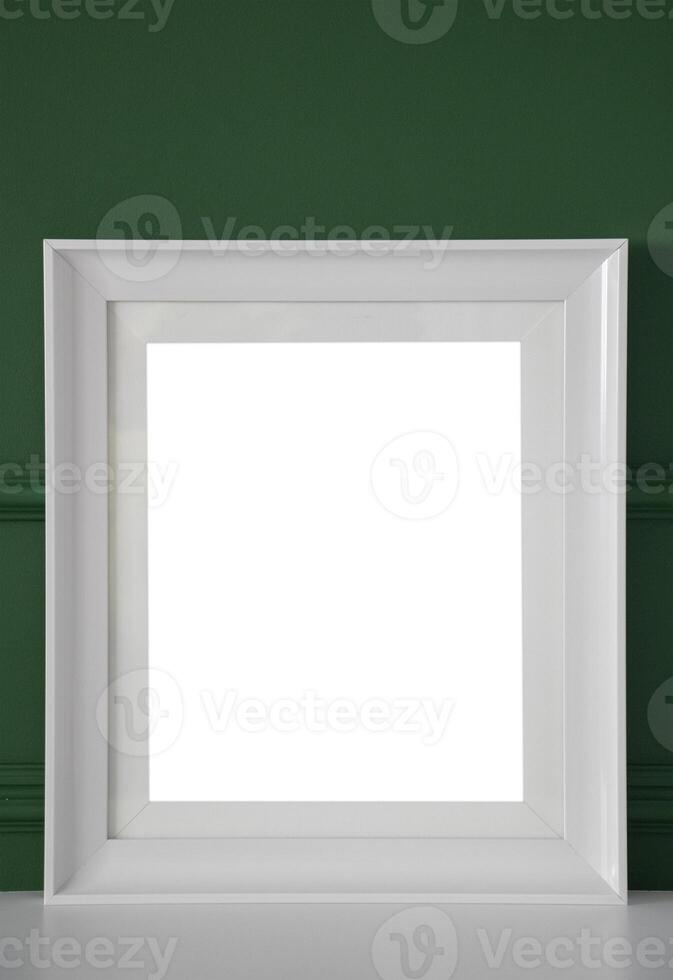 Blank frame with minimal decor photo