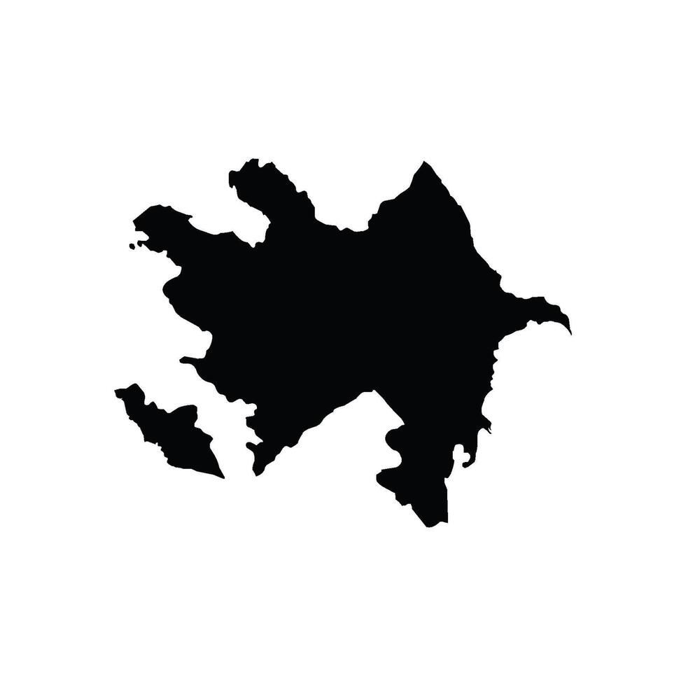 Azerbaijan map icon vector