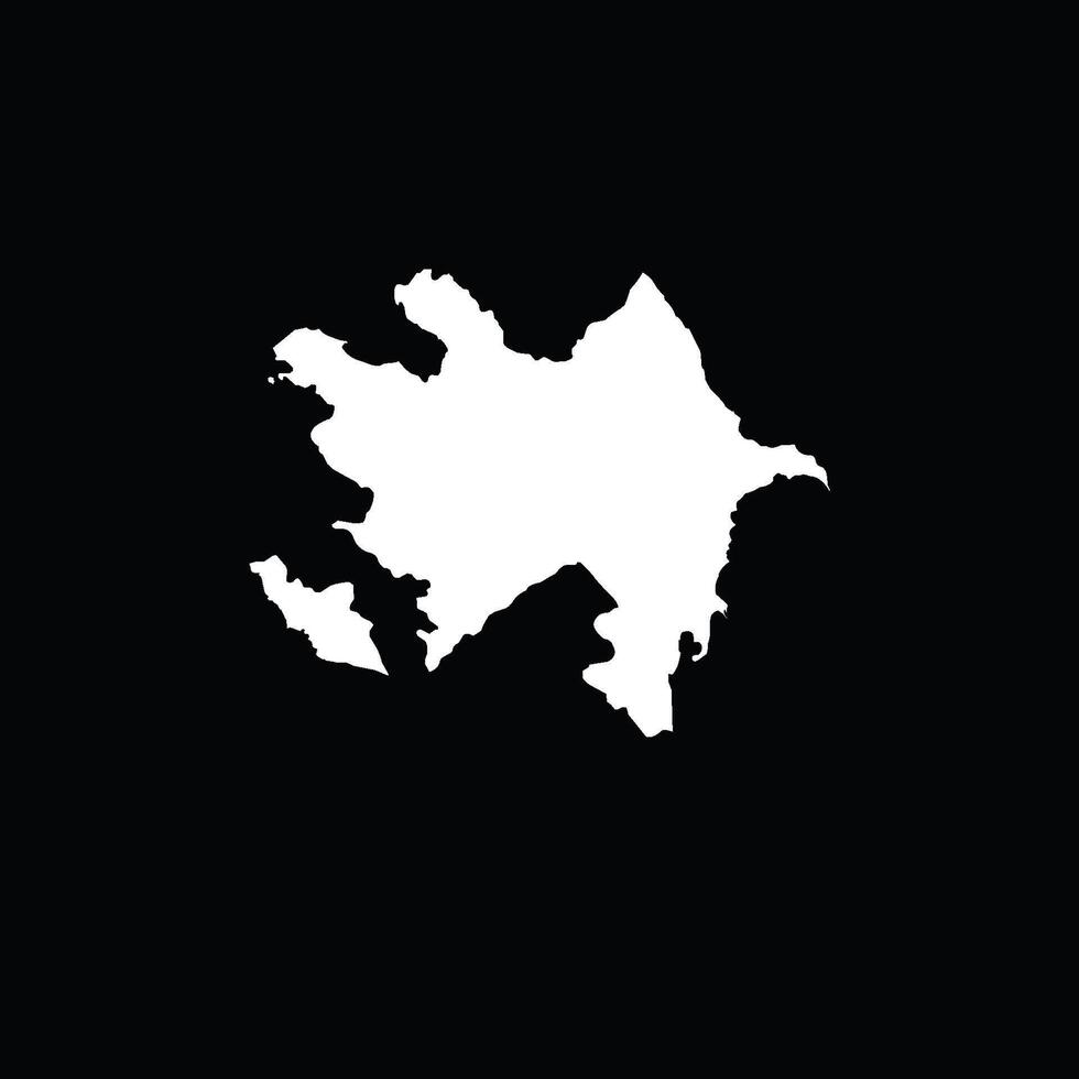 Azerbaijan map icon vector