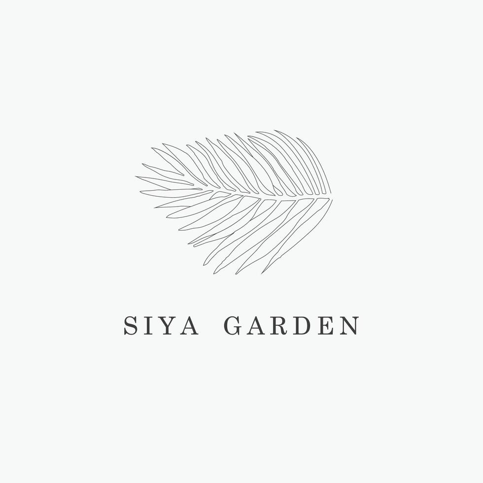 S letter logo with a creative floral concept for company business beauty real estate premium vector