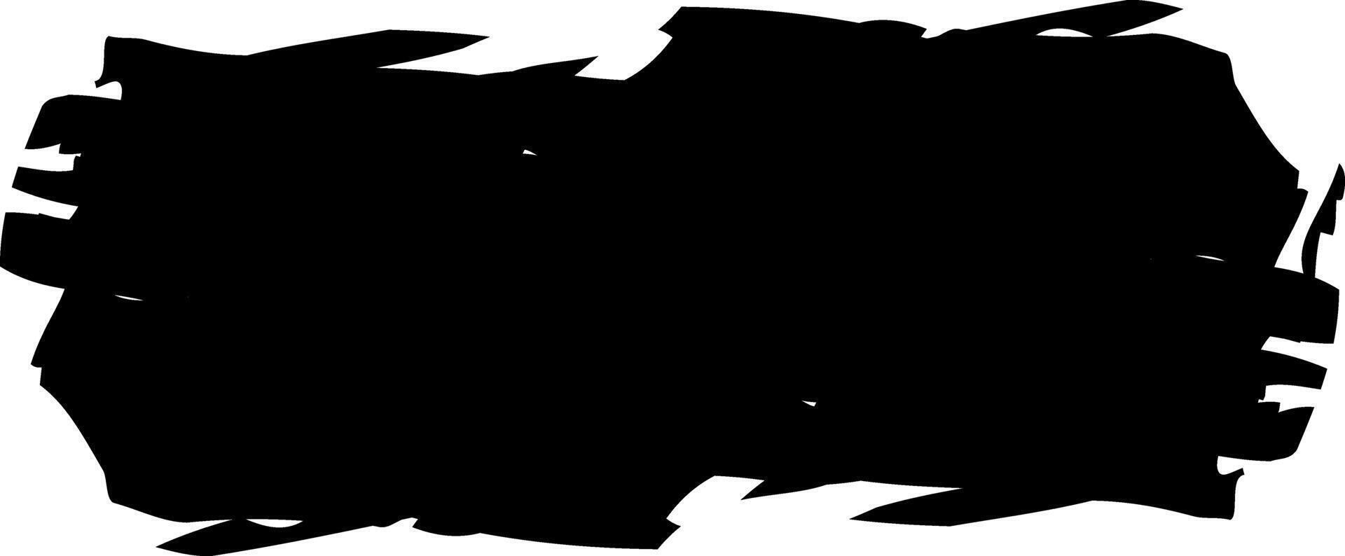 ink brush strokes Inscriptions grunge Black paint Dirty element vector