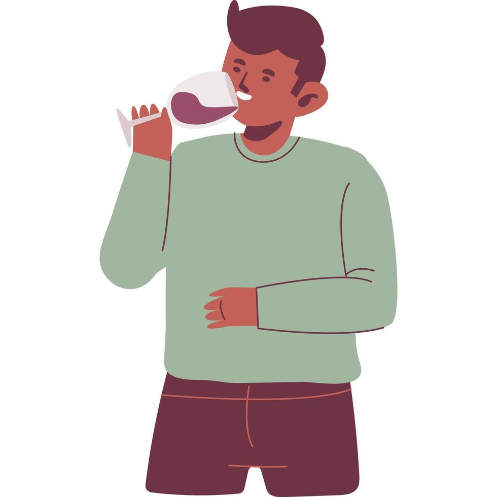drink modern style cartoon character illustration vector