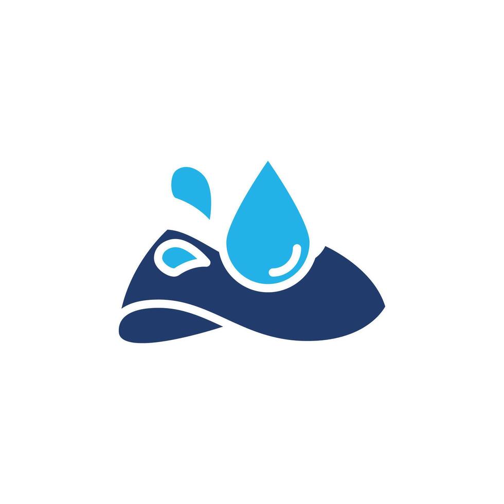 waterproof concept solid icon design good for web and mobile app vector