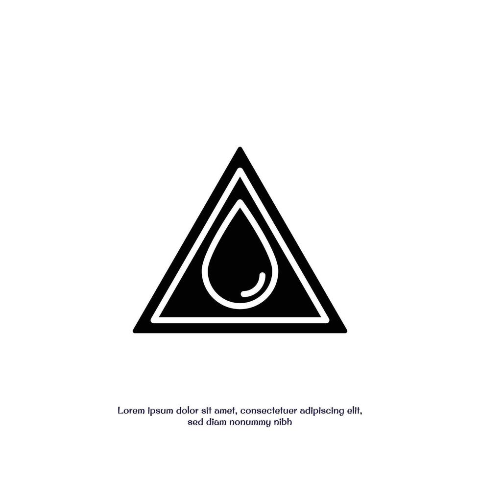 waterproof concept thin outline icon design good for web and mobile app vector