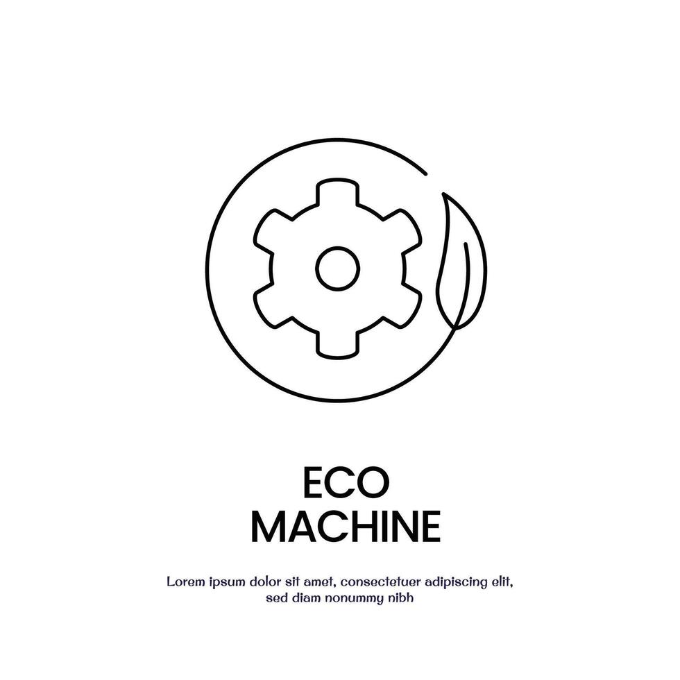 eco system thin outline icon design good for web and mobile app vector