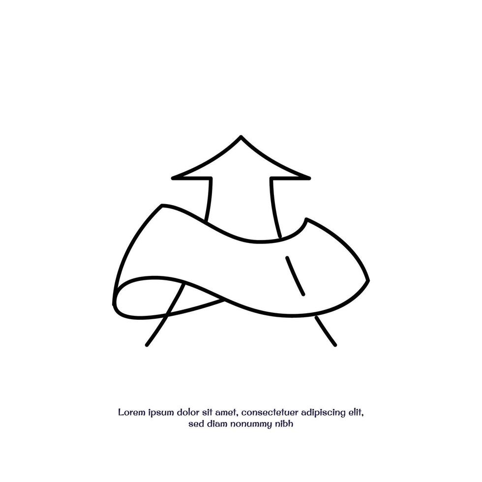 waterproof concept thin outline icon design good for web and mobile app vector