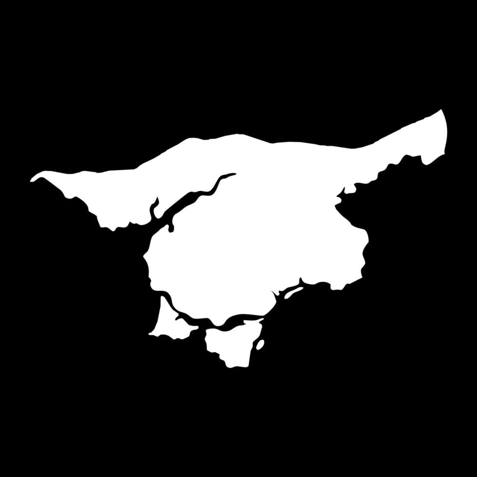 Cacheu region map, administrative division of Guinea Bissau. illustration. vector