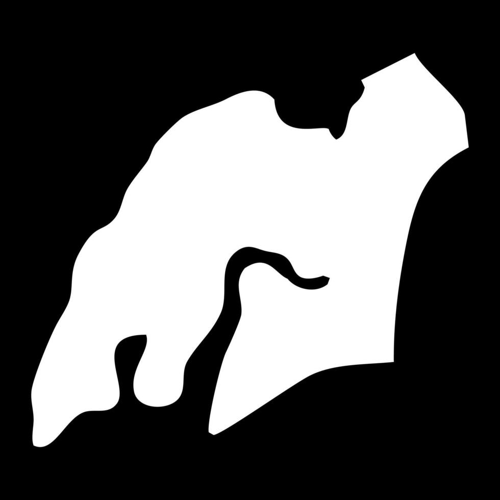 Biombo region map, administrative division of Guinea Bissau. illustration. vector