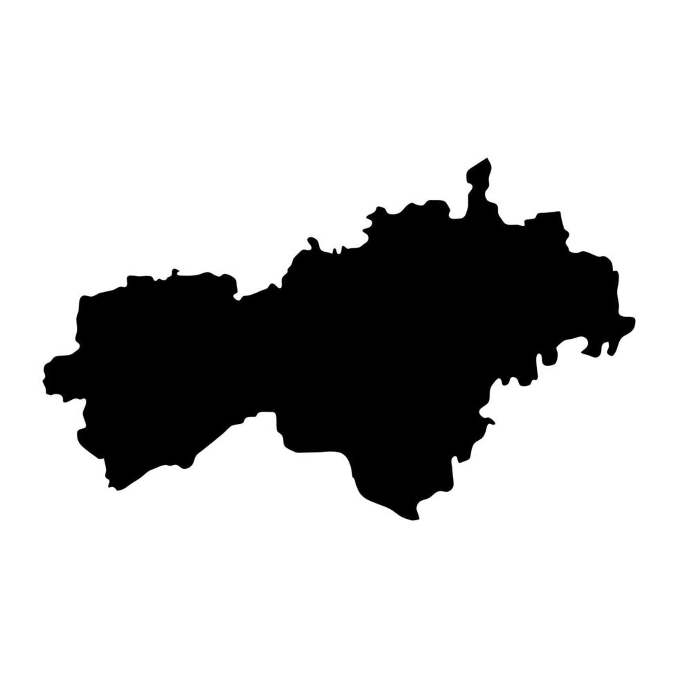 Mari El map, administrative division of Russia. illustration. vector