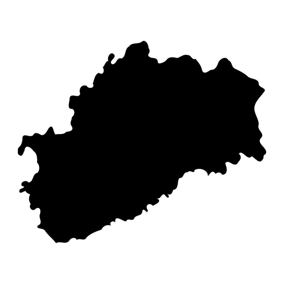 Haute Saone department map, administrative division of France. illustration. vector