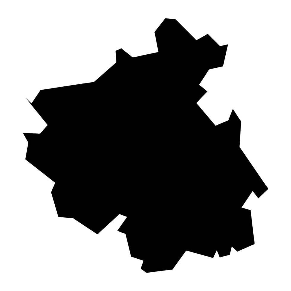 Altai Republic map, administrative division of Russia. illustration. vector