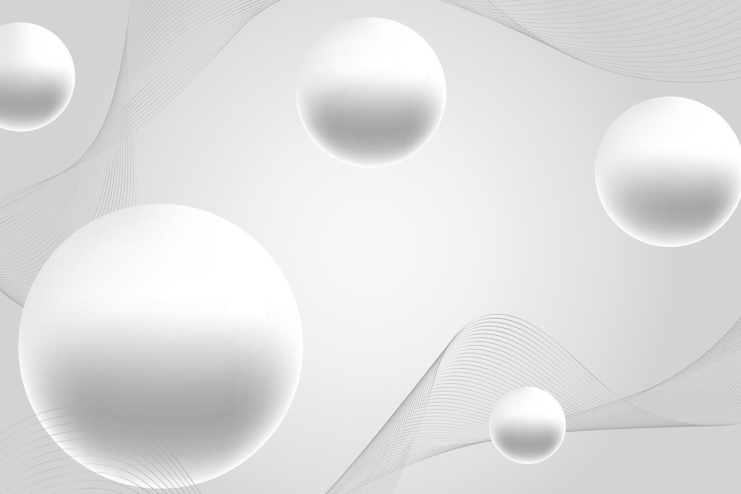 Abstract background with gradient circles vector