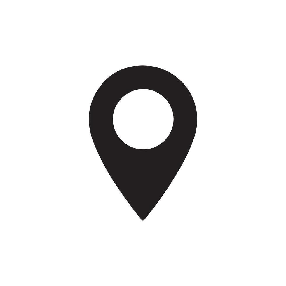 Location icon art illustration. vector