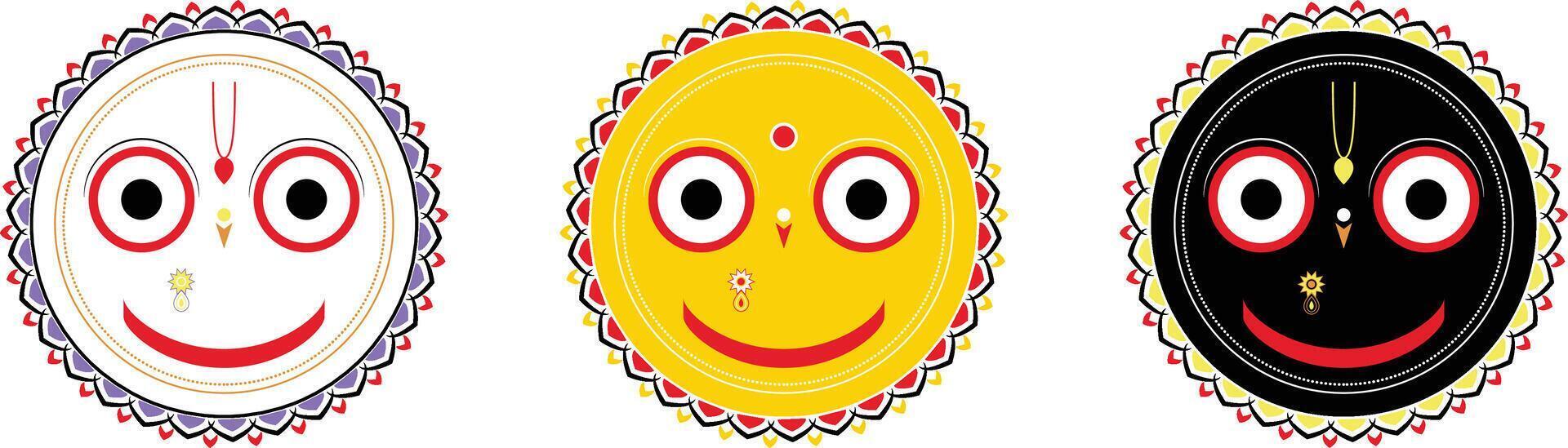 Sri Jagannath Baldev Subhadra vector