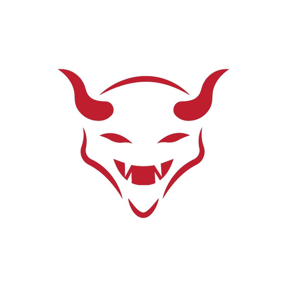 Devil icon illustration vector