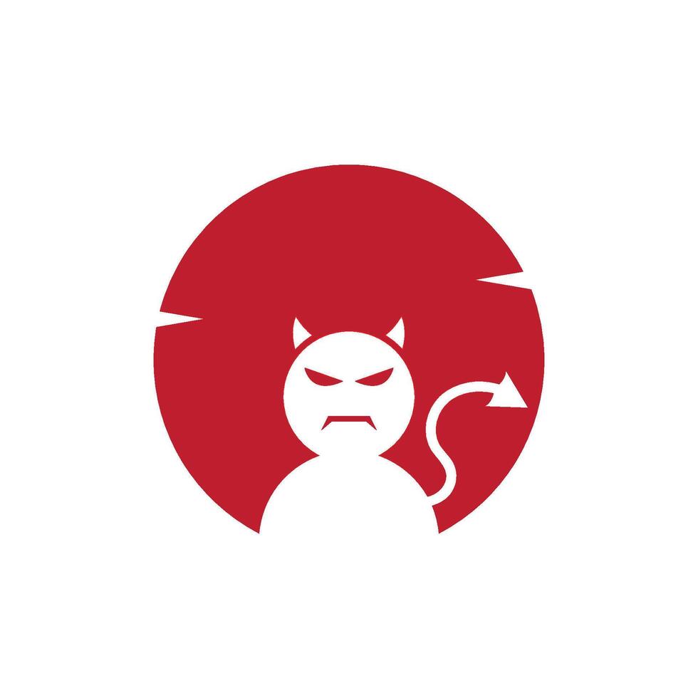 Devil icon illustration vector