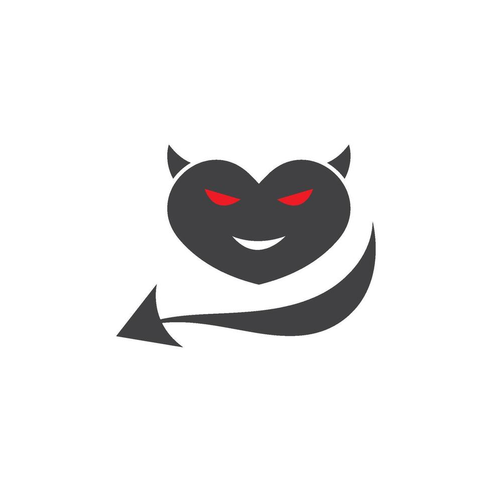 Devil icon illustration vector