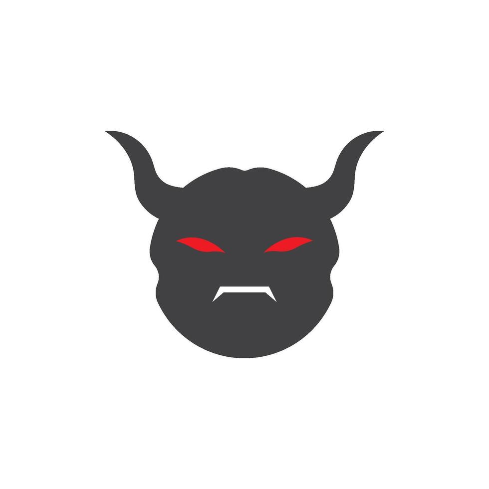 Devil icon illustration vector
