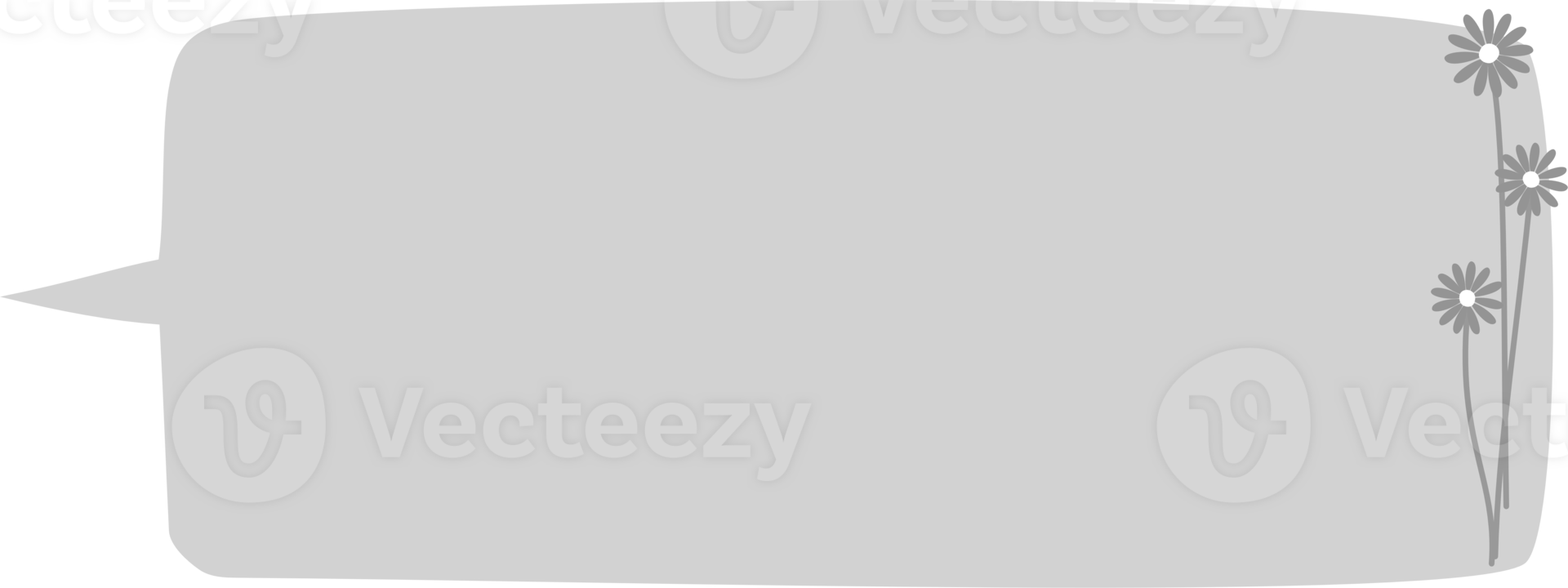 Hand draw doodle minimal speech bubble balloon, icon sticker memo keyword planner text box banner png