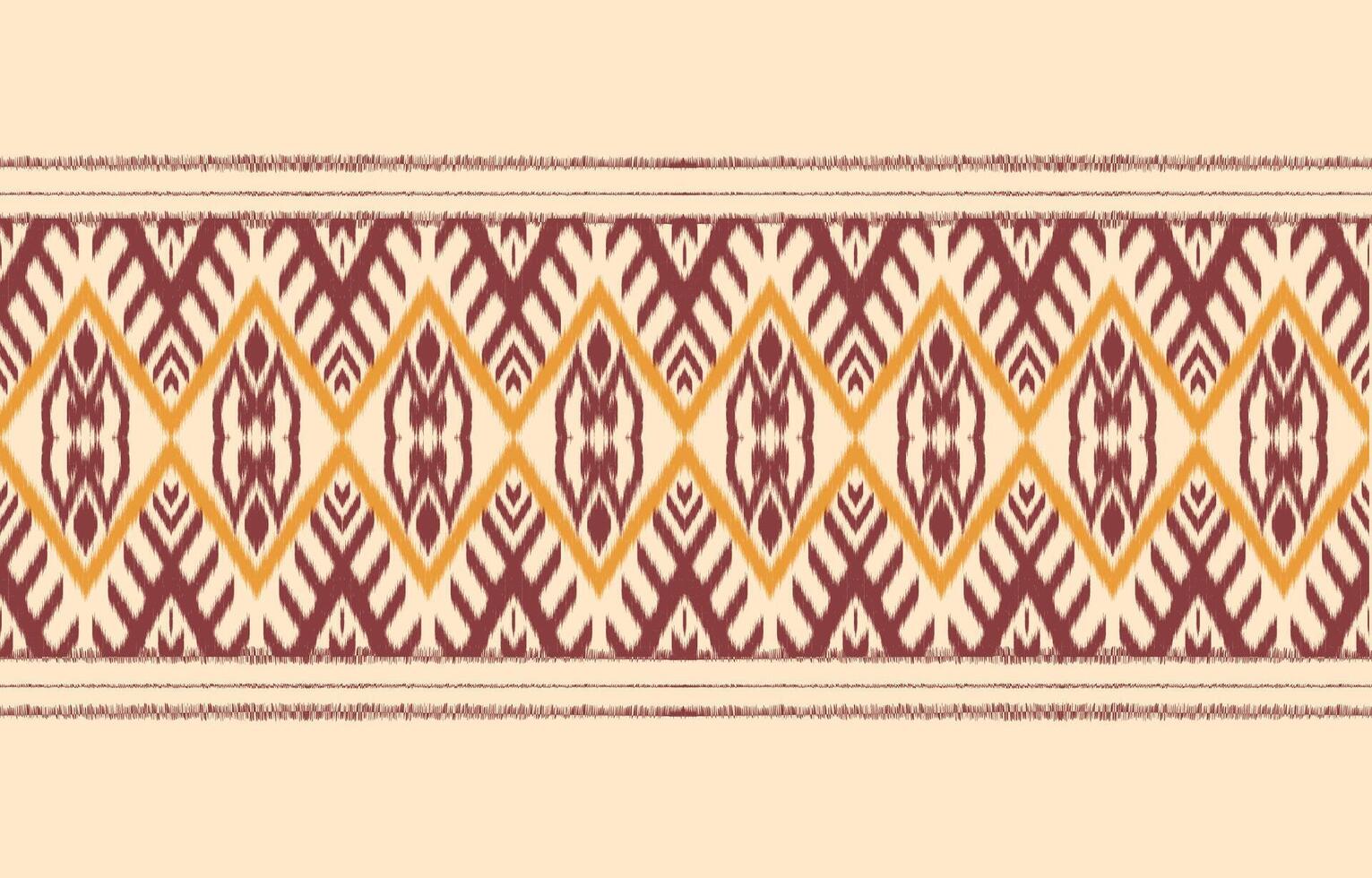 Ethnic abstract ikat art. Aztec ornament print. geometric ethnic pattern seamless color oriental. Design for background ,curtain, carpet, wallpaper, clothing, wrapping, Batik. vector