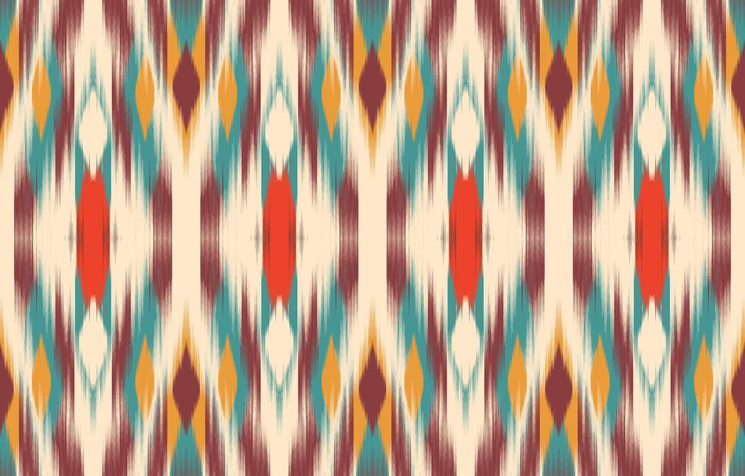 Ethnic abstract ikat art. Aztec ornament print. geometric ethnic pattern seamless color oriental. Design for background ,curtain, carpet, wallpaper, clothing, wrapping, Batik. vector