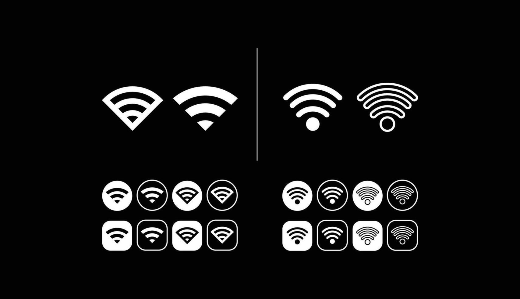 WIFI Connection Icons vector