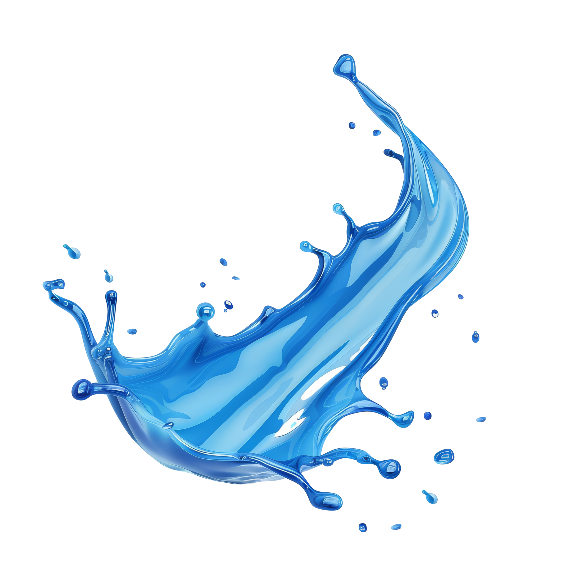 isolated blue liquid splash transparent background 46448440 PNG
