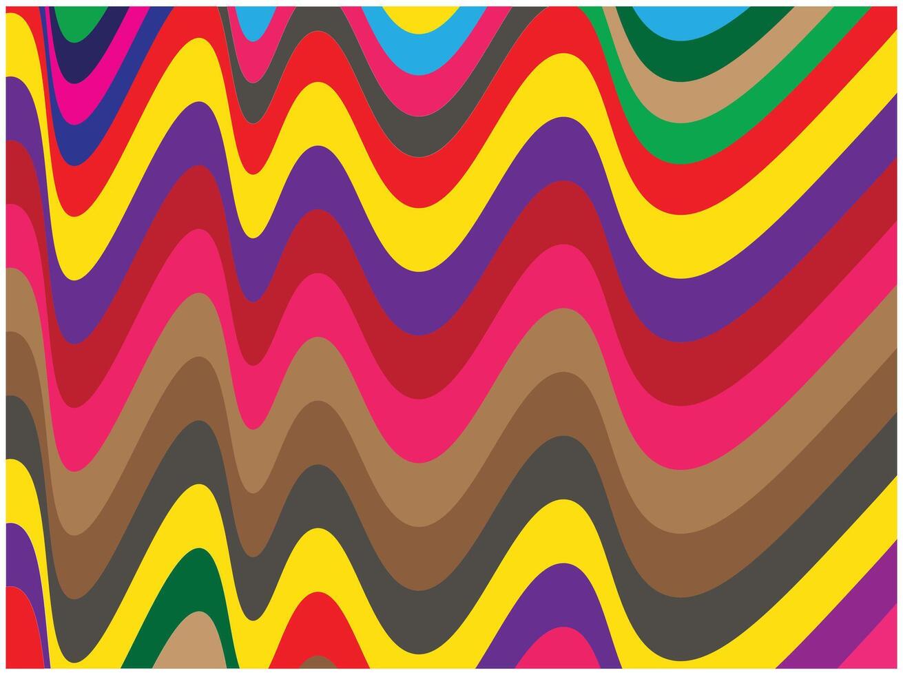 Abstract minimal wave pattern background vector