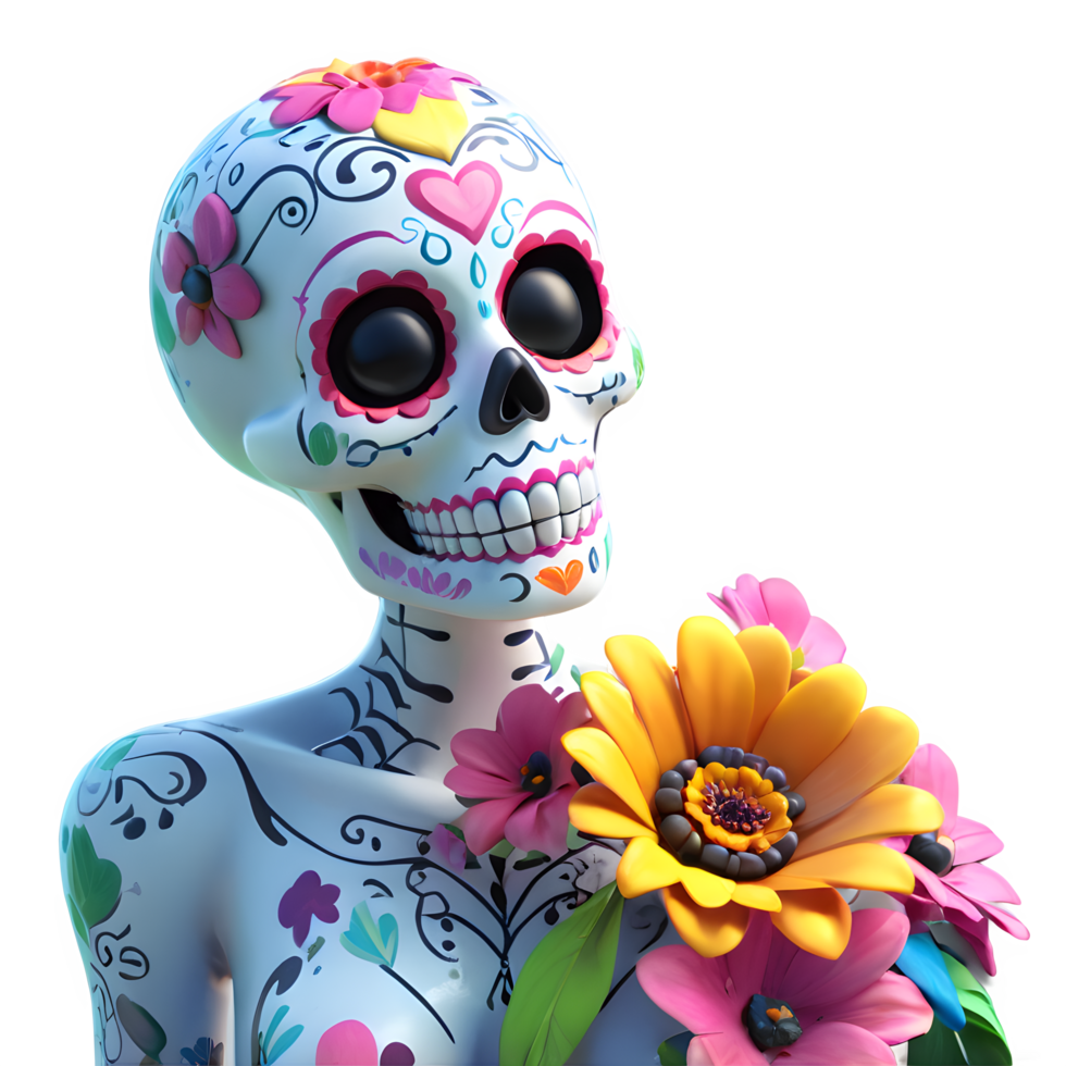 dia de los muertos a celebration of the day of the dead png