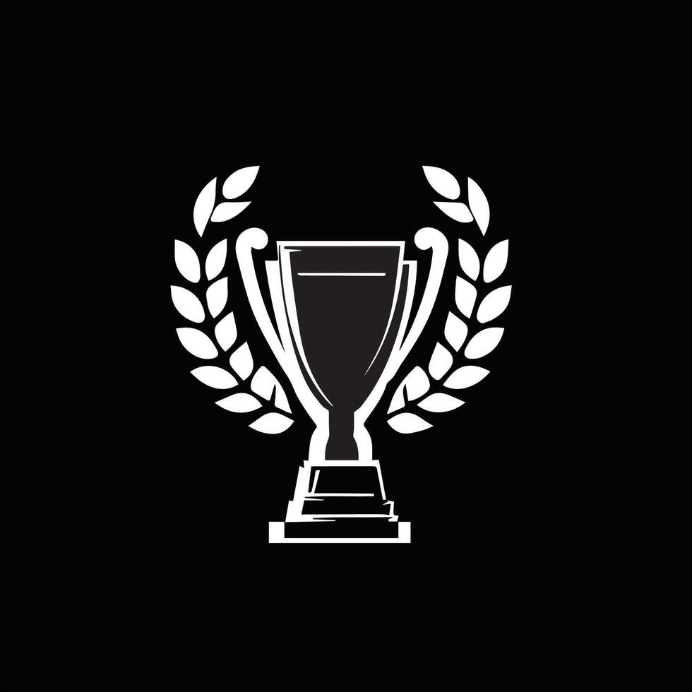 champion trophy illustrator vector