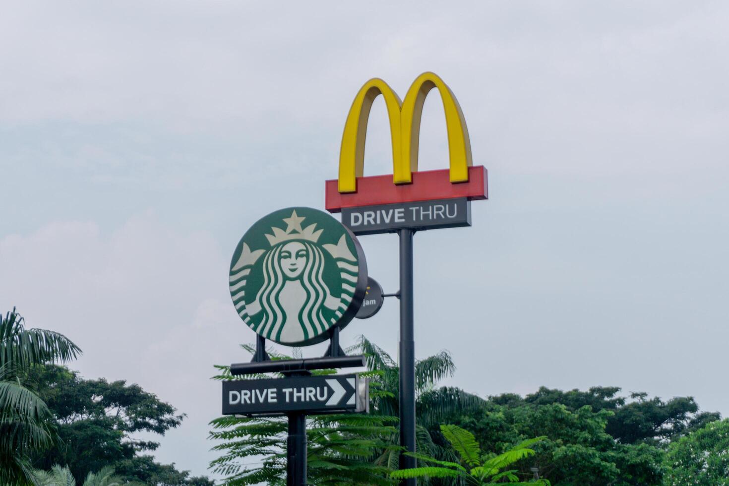 Starbucks Cofee and Mcdonalds photo