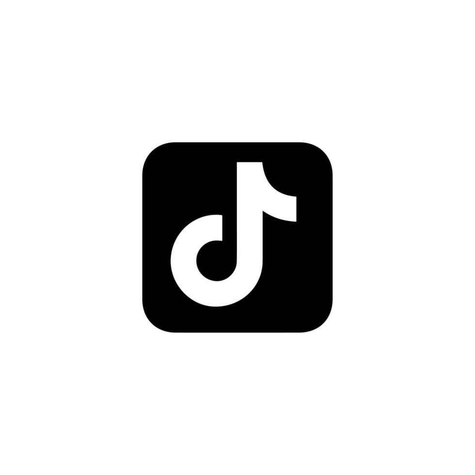 popular social media button icons, instant messenger logo of Tik Tok png
