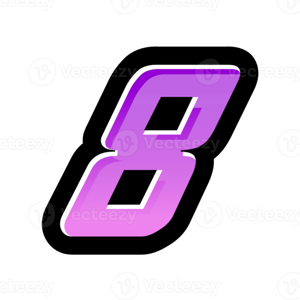 racing number design png