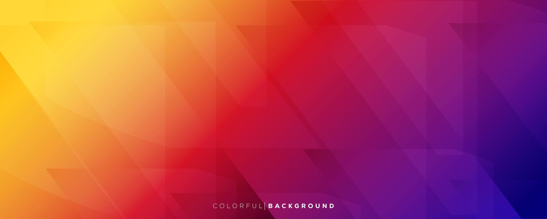 Colorful modern background. Gradient color background. Horizontal banner template for creative industry. vector