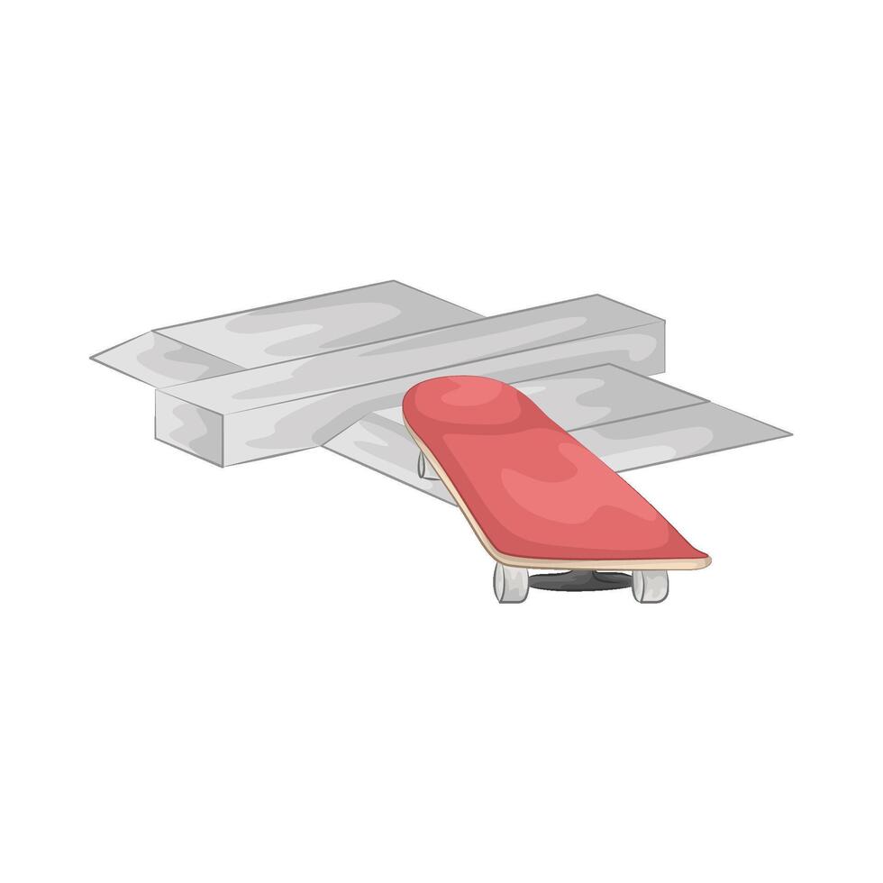 Illustration of skateboard vector