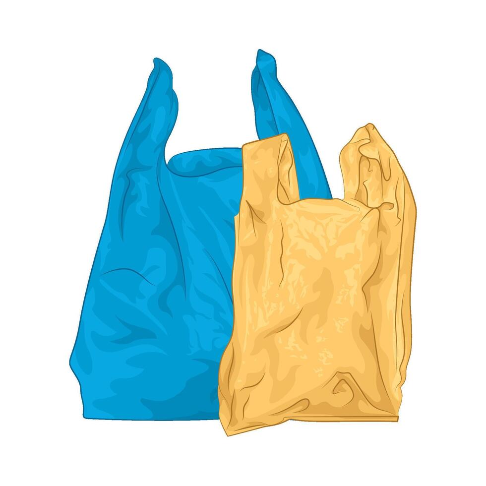 Illustration of plastic bag vector