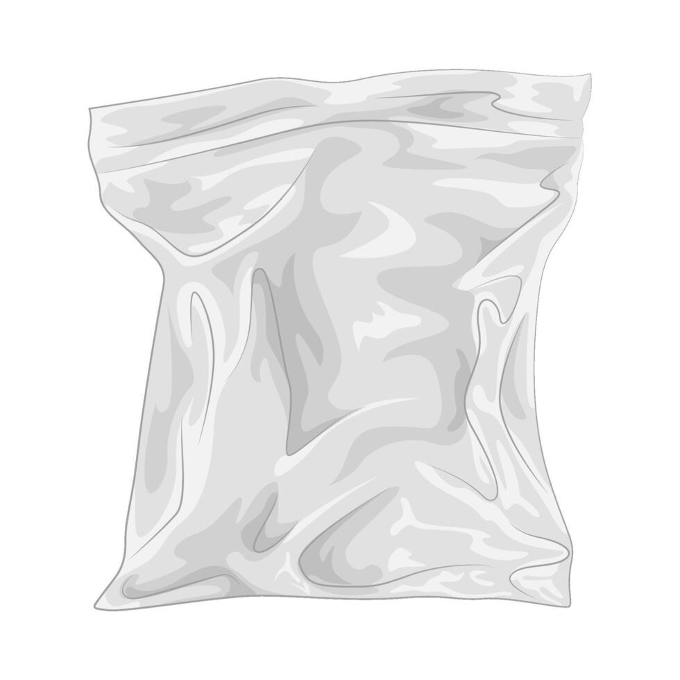 Illustration of plastic bag vector