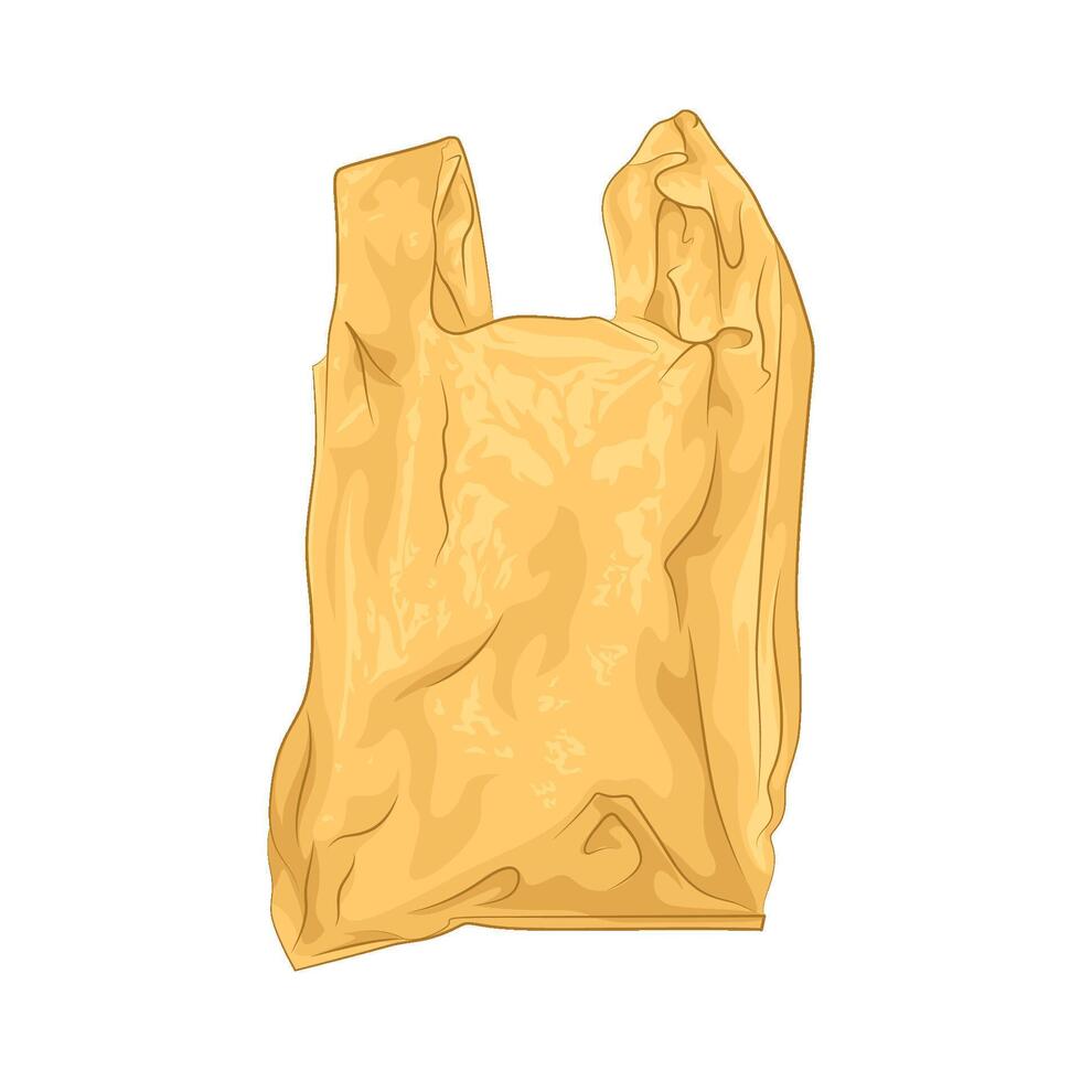 Illustration of plastic bag vector
