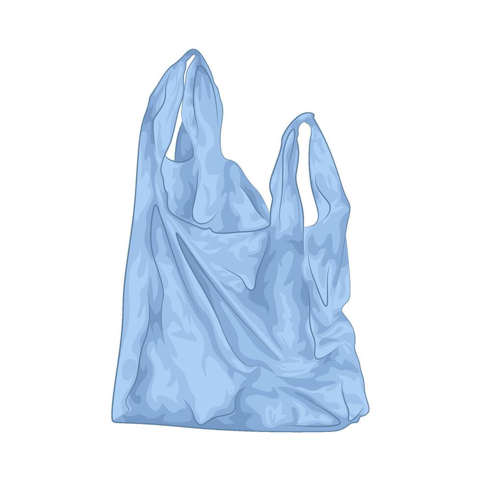 Illustration of plastic bag vector