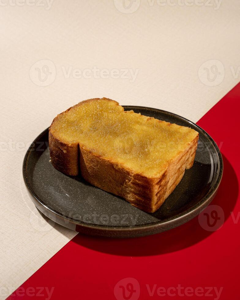 Roti Bakar is a typical grilled Indonesian sandwich, consisting of two slices of bread and sarikaya filling photo