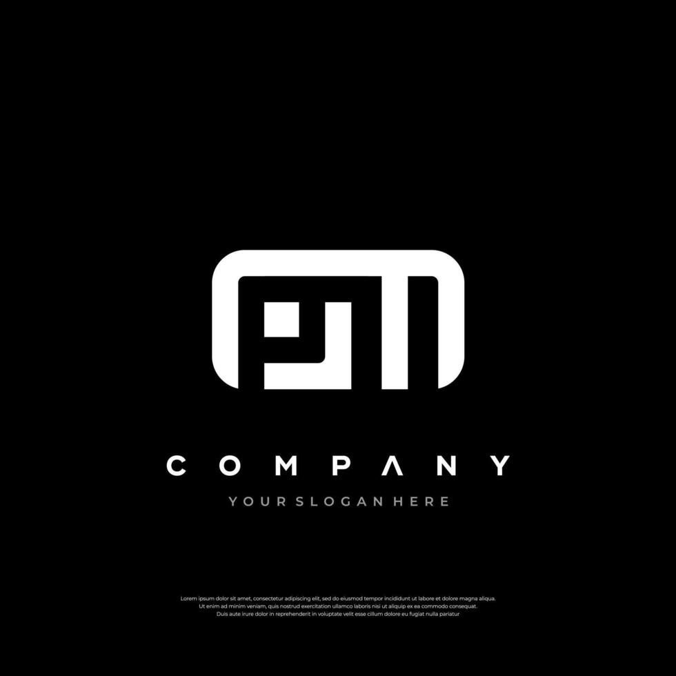 PM Company Emblem vector