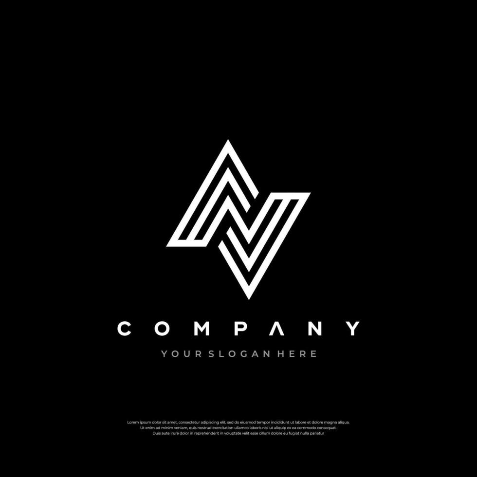 AV LEtter Logo vector