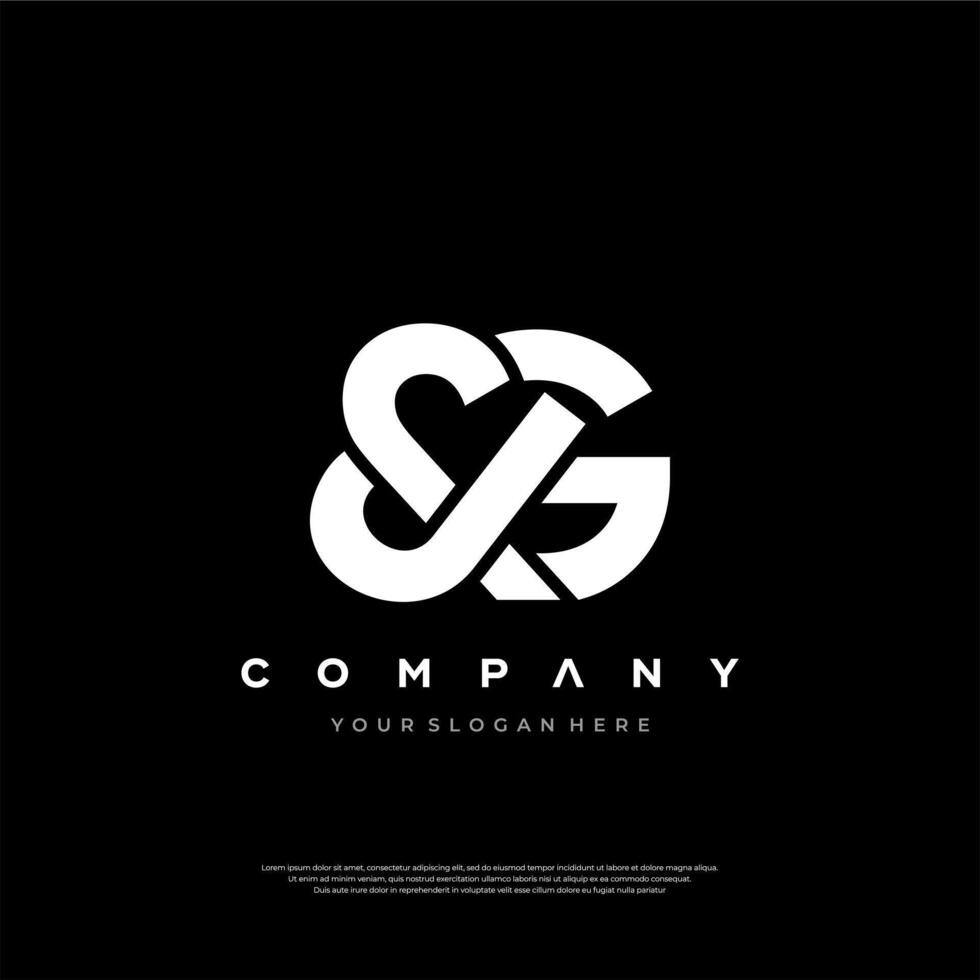 Refined JG Monogram for Professional Impact vector