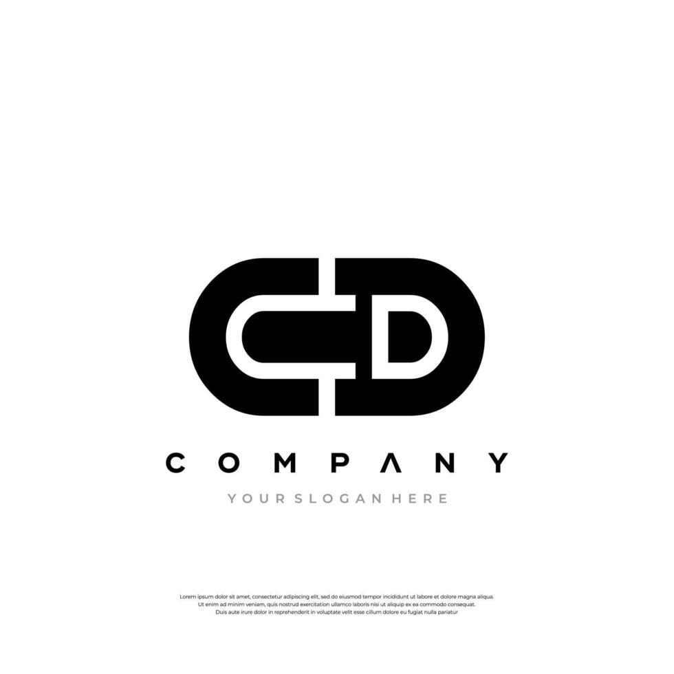 CD Monogram Elegance vector