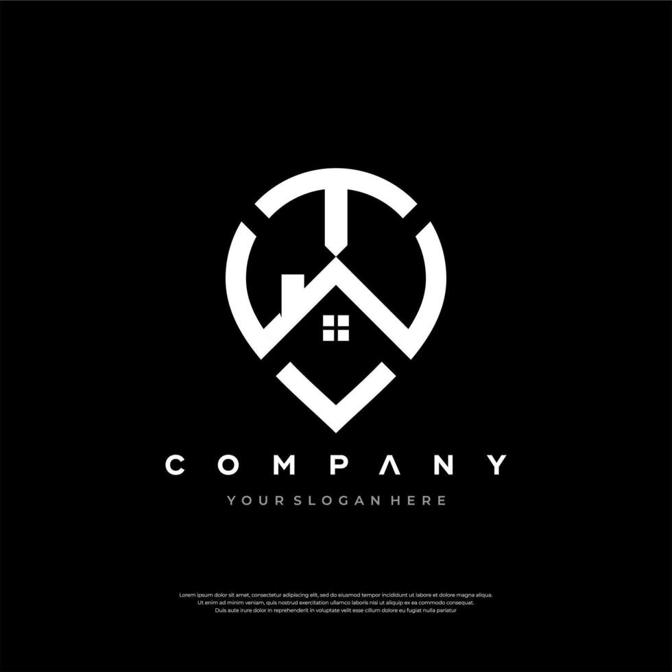 Modern House Logo Design vector