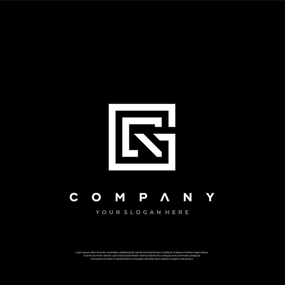 GCR Monogram Logo vector