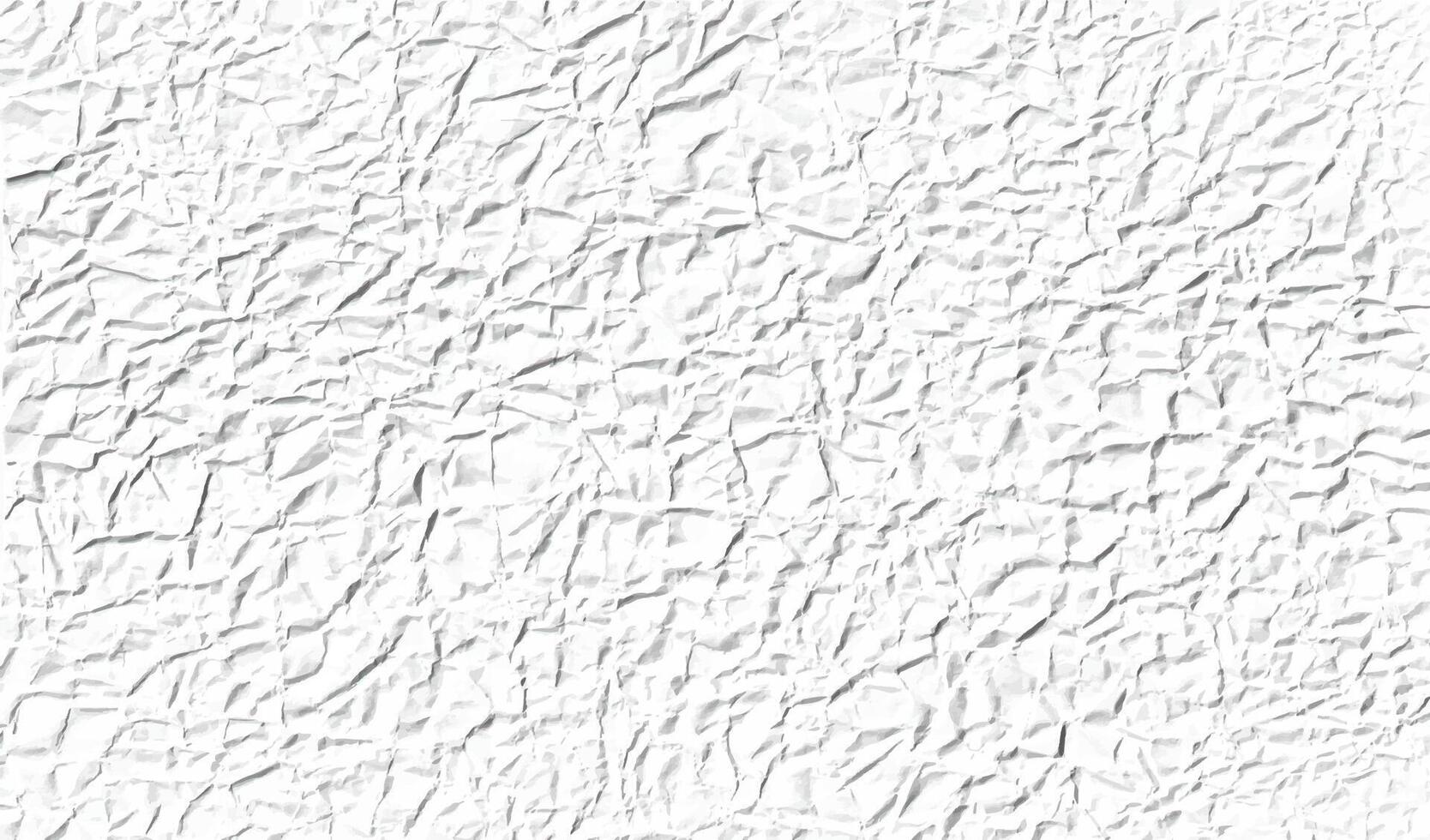 wrinkled white paper texture. Realistic background vector