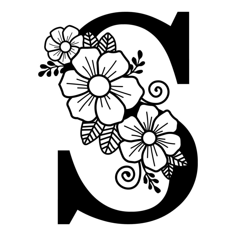 Luxurious Alphabet S vector